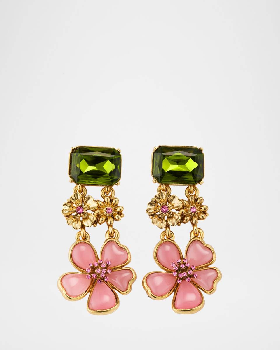 Cloudy Resin Layered Earrings